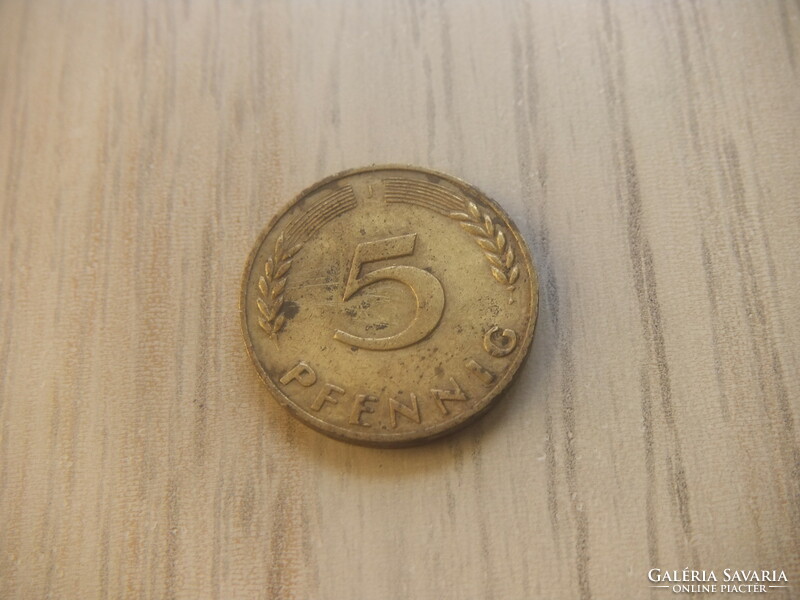 5 Pfennig 1950 ( j ) Germany