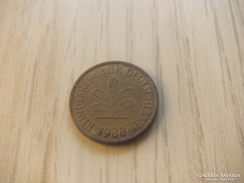 5 Pfennig 1988 ( d ) Germany