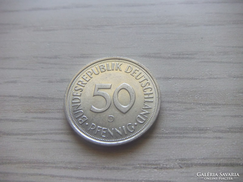 50 Pfennig 1990 ( d ) Germany