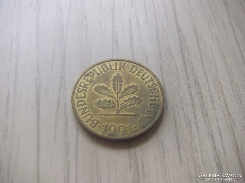 10 Pfennig 1991 ( j ) Germany