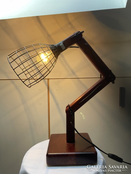 Zicoli limbach marked industrial hinged lamp from the 70s