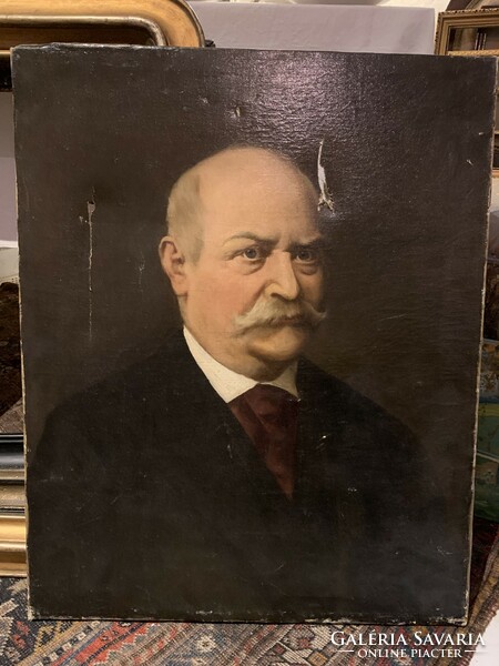 Old man portrait 19th century