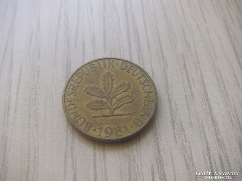 10 Pfennig 1981 ( j ) Germany