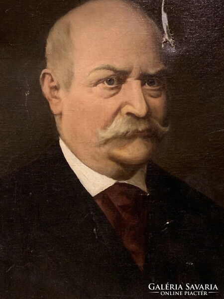 Régi férfi portré 19. század