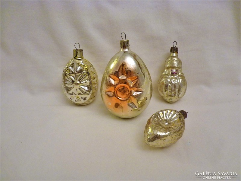 Old glass Christmas tree decorations! - 
