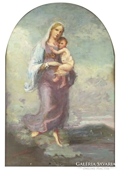 1Q160 XX. századi festő : Mária a kis Jézussal