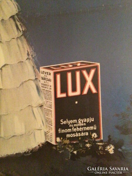 Lux washing powder vintage poster from the 80s, reproduction 82x62 cm