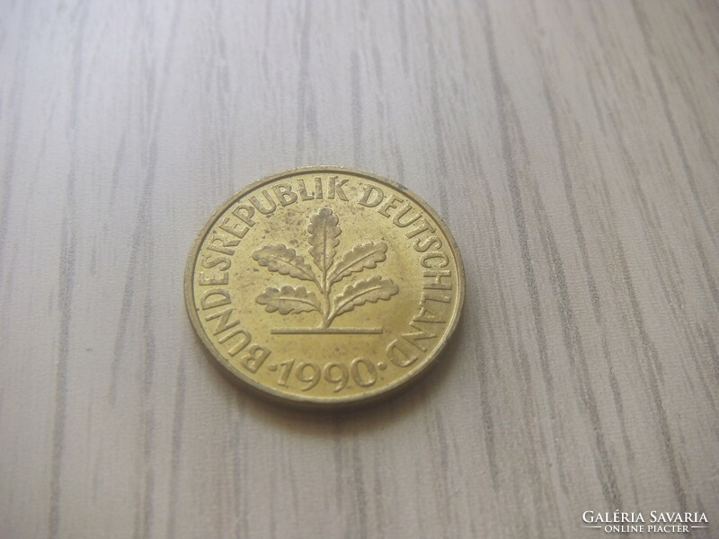 10 Pfennig 1990 ( f ) Germany