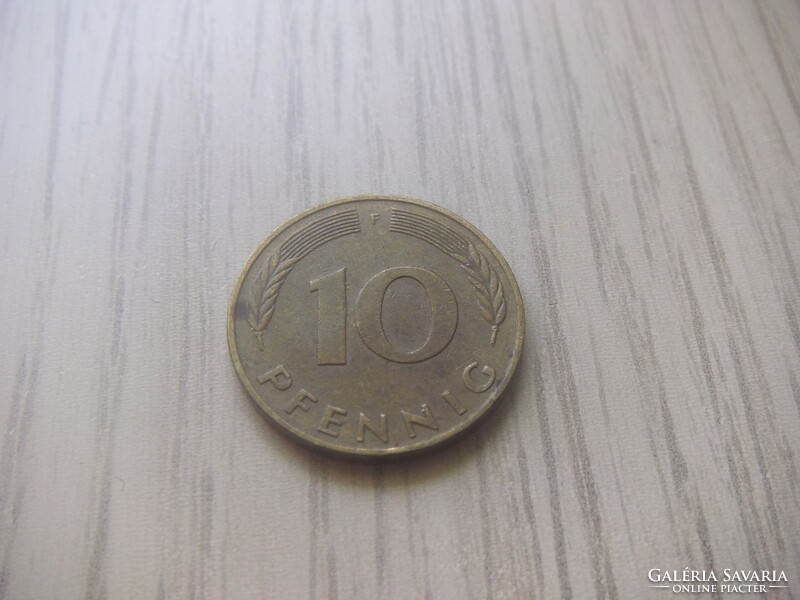 10   Pfennig   1988   (  F  )    Németország