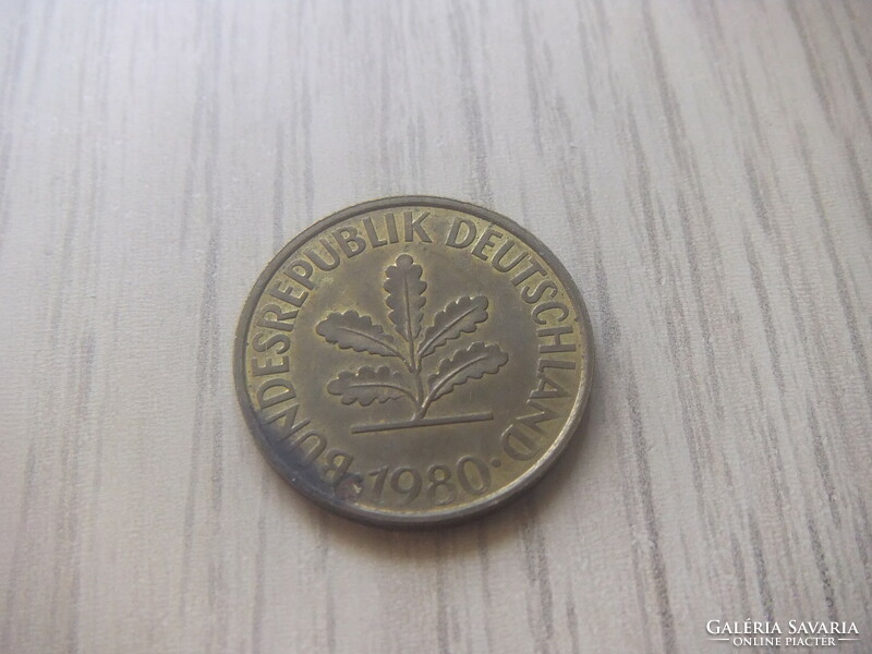 10 Pfennig 1980 ( j ) Germany