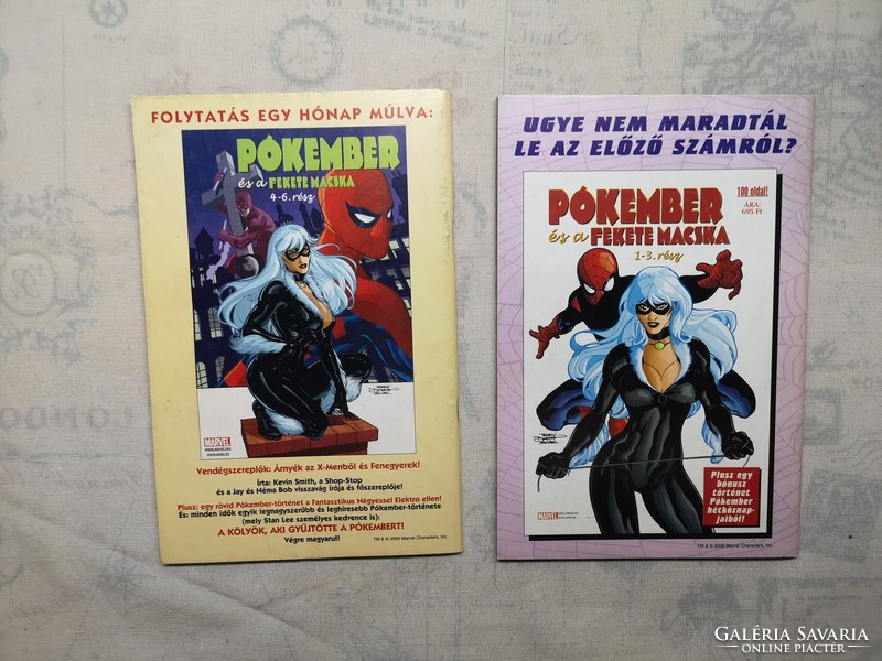 Spider-Man and the Black Cat 1-3, 4-6. Part