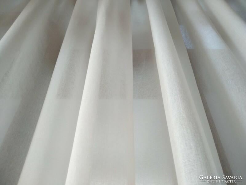White new light-transmitting, lace curtain core: 270 x width 470 cm, quality material,