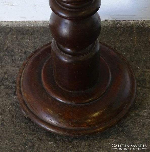 1Q143 old carved statue holder pedestal 97 cm