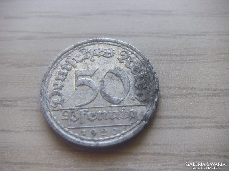 50 Pfennig 1920 ( a ) Germany