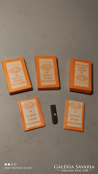Vintage dux pencil sharpener replacement blade original packages