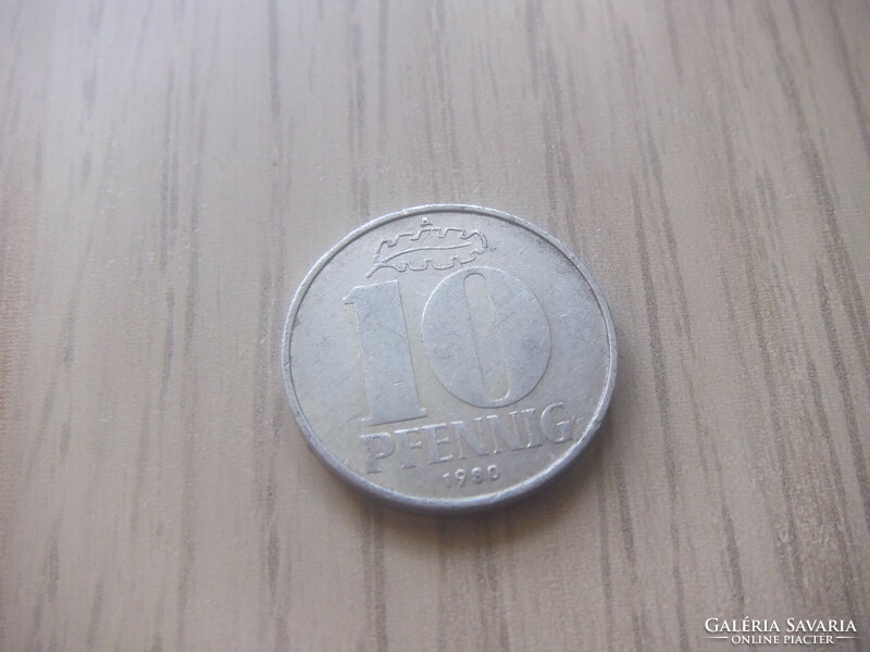 10 Pfennig 1980 ( a ) Germany