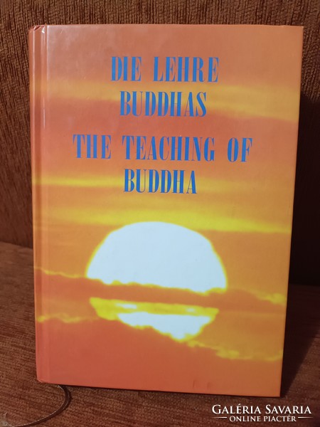 The Teaching of Buddha - Japán kiadás - Kétnyelvű könyv - Ritka - Die Lehre Buddhas