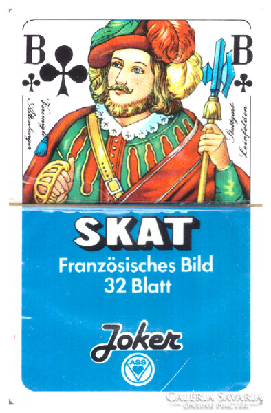 94. French serialized skat card Berlin card picture ass around 1985 32 cards
