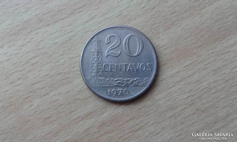 Brazília 20 Centavos 1970