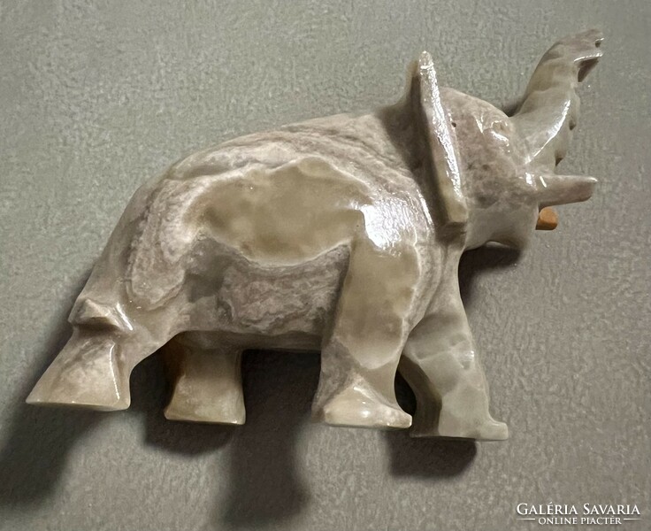 Lucky onyx marble elephant