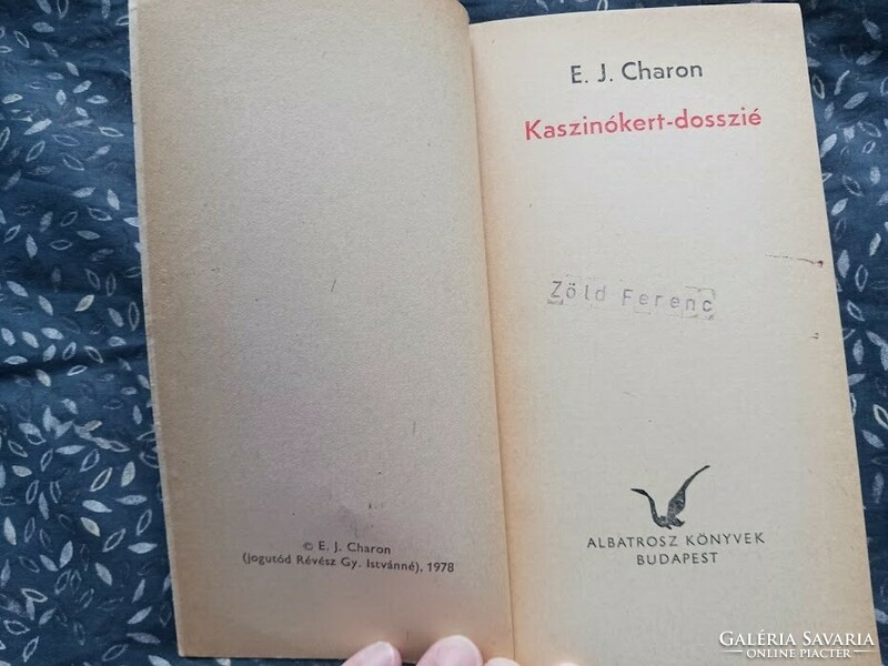 E.J. Charon : Kaszinókertdosszié  1978