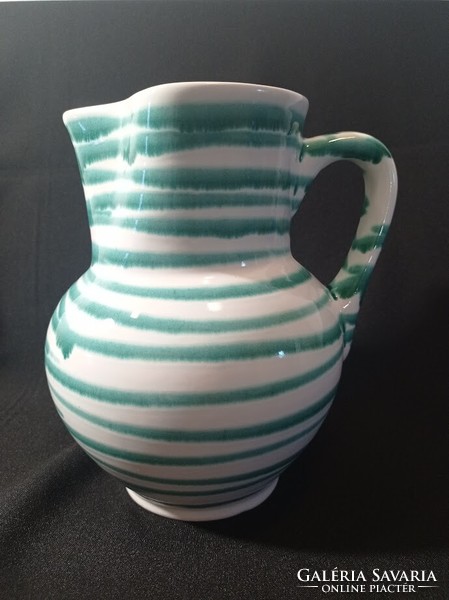 Gmundner striped ceramic jug 2.5 liters!