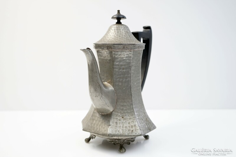 Old English pewter teapot / tea pourer / retro / vintage