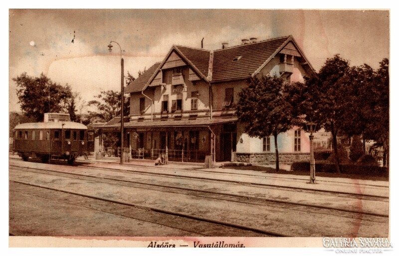 Alsóörs, Alsóörs-Vasutállomás. képeslap 1933