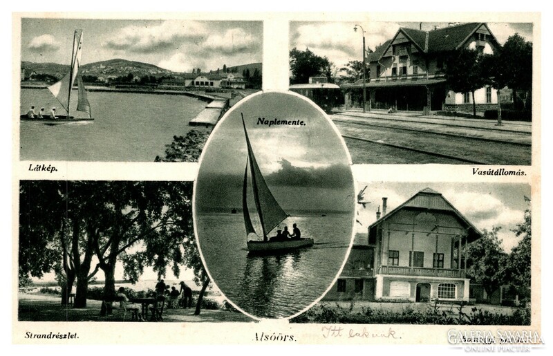 Alsóörs, képeslap 1939