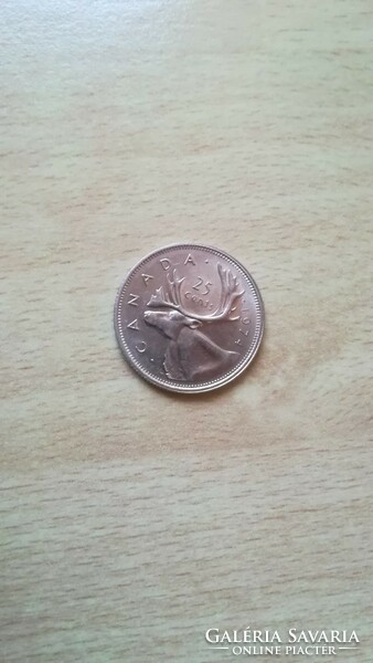 Canada 25 cents 1974