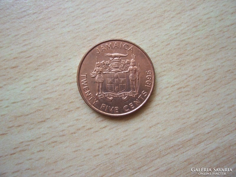 Jamaica 25 cents 1995