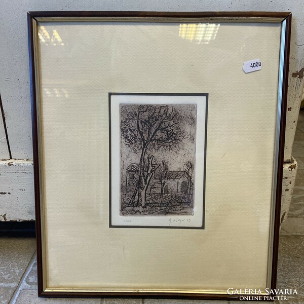 Antique picture - etching
