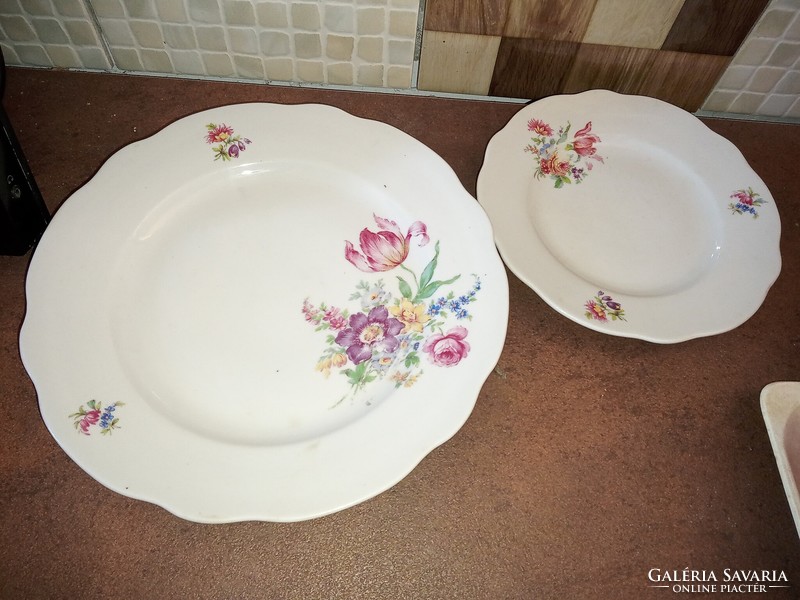 Zsolnay tulip tableware replacement sheet and small plate 2 pcs