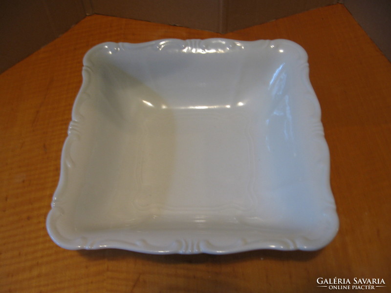 Zsolnay baroque square bowl - factory defect