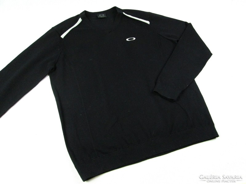 Original oakley (m / l) elegant long-sleeved men's black sweater
