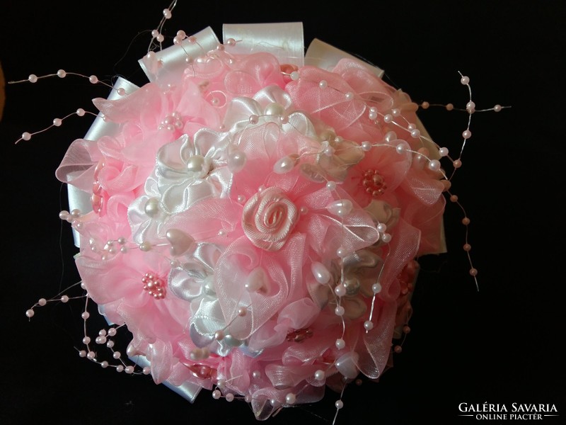 Wedding mcs11 - 16x20cm bridal bouquet of pink and white flowers
