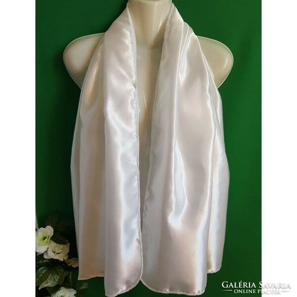Wedding scarf02 - bridal satin stole, scarf, shawl - in several colors