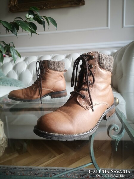Highland creek 39 natural leather boots