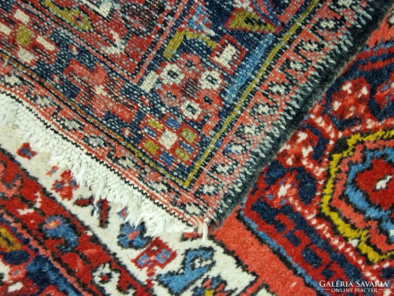 Iráni hamadan 90x330 kézi csomózású gyapjú perzsa futó szőnyeg MZ229
