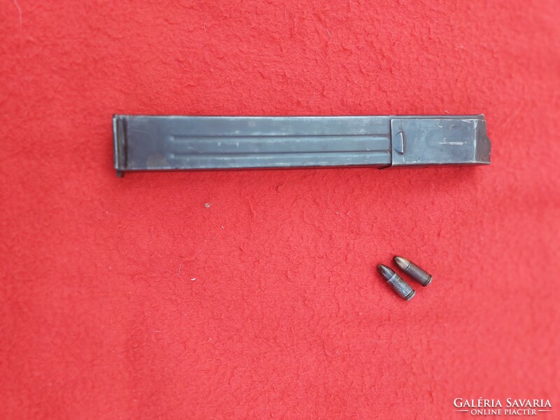 Schmeisser mp40 magazine + ii.Vh original neutralized ammunition