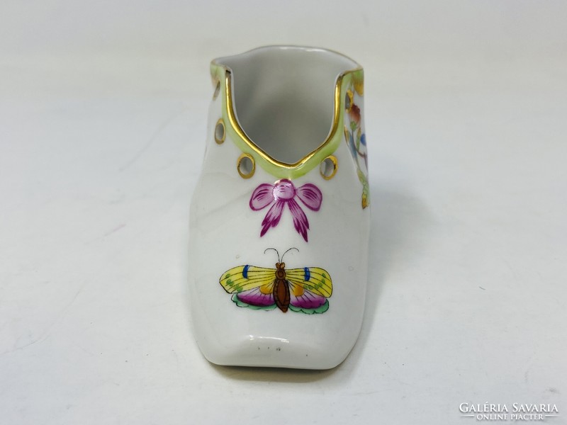 Herend victoria patterned porcelain small shoes rz