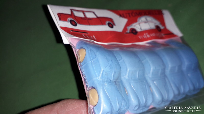 Retro trafikáru magyar kisipari fröcsölt műanyag kisautók bontatlan eredeti csomag RITKA GYŰJTŐI 5