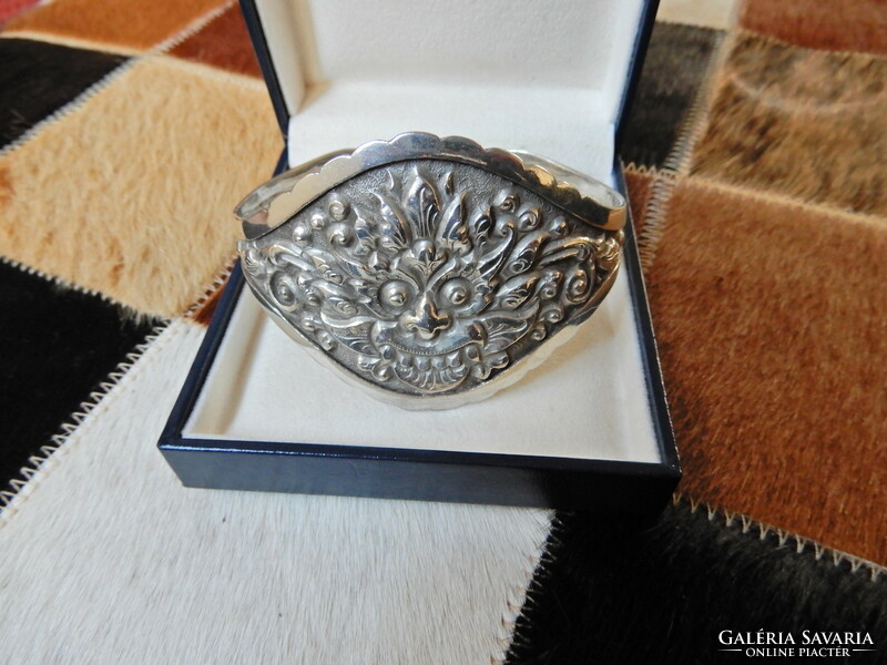 Old Indonesian silver bracelet