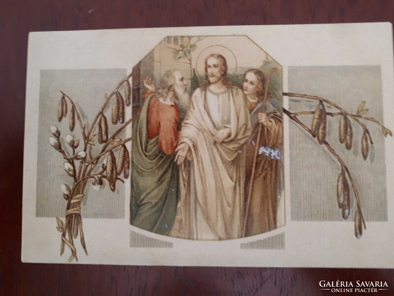 1912-es futott képeslap: Húsvét