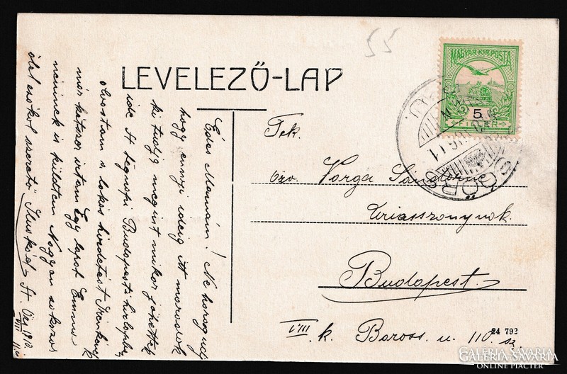 Alsóörs levelező-lap 1910