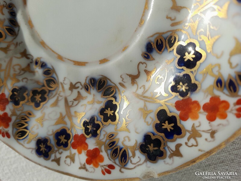 Elbogen biedermeyer collector's cup and saucer, from 1834, 190 years old set!