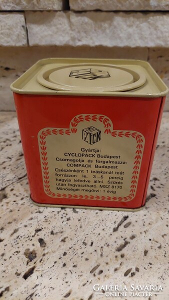 Compack maraschino tea old tin box in good condition