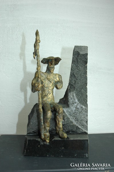 Don Qujiote - bronz szobor