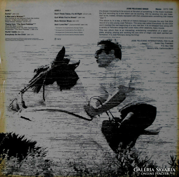 Jose Feliciano - Sings (LP, Comp)