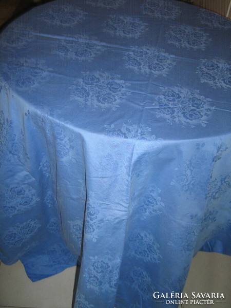 Beautiful vintage floral gentian blue damask duvet cover